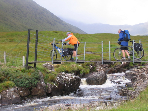 river crossing Glen Affric